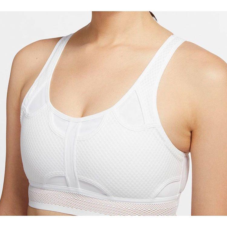 Nike Swoosh Ultrabreathe Dri-Fit Medium Support Sports Bra Women Underwear White CJ0150-100