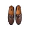Daks Men S beSt Comfort Saffiano Penny loaferS Drm603ke20  Brown 