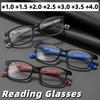 New High-Definition Anti-Blue Light Reading Glasses Business-Style Square Frame Ultra-Light Presbyopia Eyewear Unisex