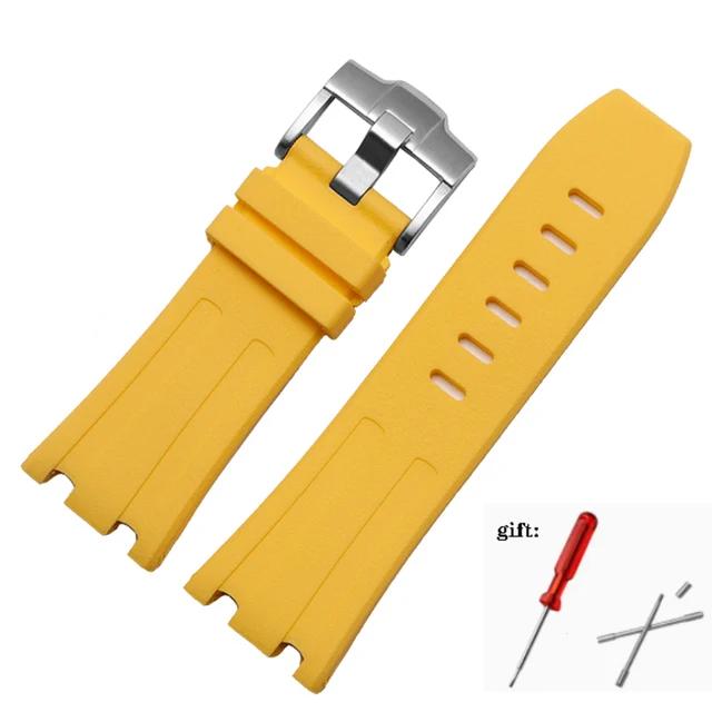 For Audemars and Piguet Royal Oak Strap Original AP 15710 26470 Silicone Rubber Sport Watch Strap 28mm Watchband Accessories