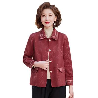 Yuzhaolin Damen Freizeitjacke für mittleres und höheres Alter