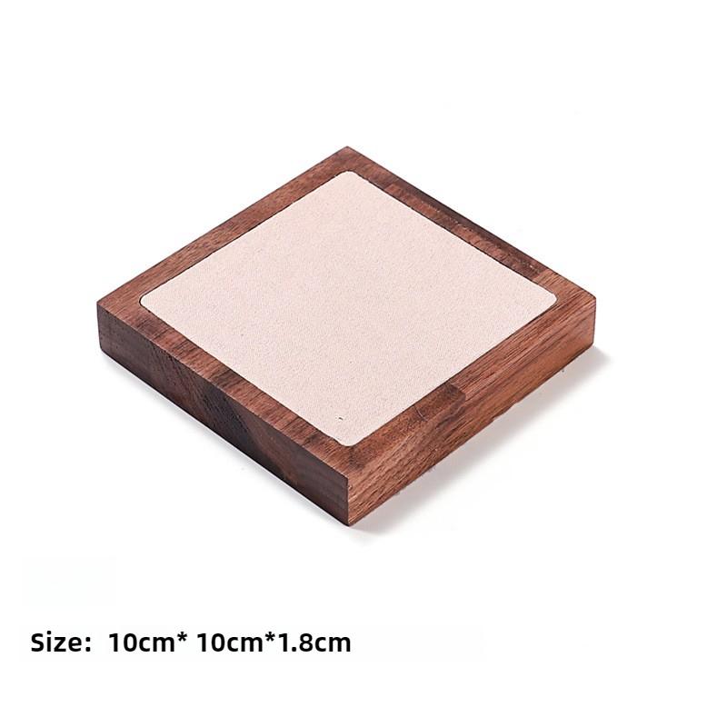 Wooden Jewelry Organizer Tray Rings Earrings Display Pallet Necklace Jewellery Showcase Pallet Large Capacity Rings Storage Tray
