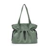 Casual Large Capacity Drawstring Anti-Theft Shoulder Bag Urban Minimalist Tote Bag Casually