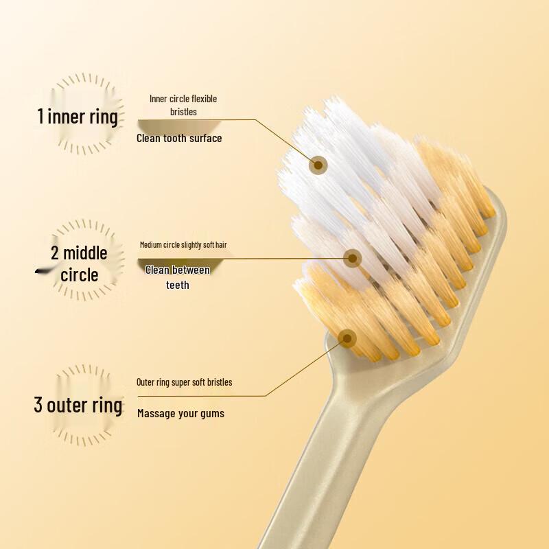 EBISU Pro+ 65-Hole Wide Head Soft Toothbrush