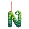 2D 26 Letter  Christmas Ornaments Acrylic Flat Christmas Tree Home Decorations Ornaments