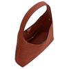 Coach Brooklyn 28 Logo Plaque Suede And Leather Shoulder Bag Large Women Shoulder Bag Clay CW637-B4AY