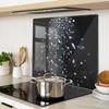 Multifunctional Decorative Kitchen Boards Tempered Glass 3D 2X30X52 Cm