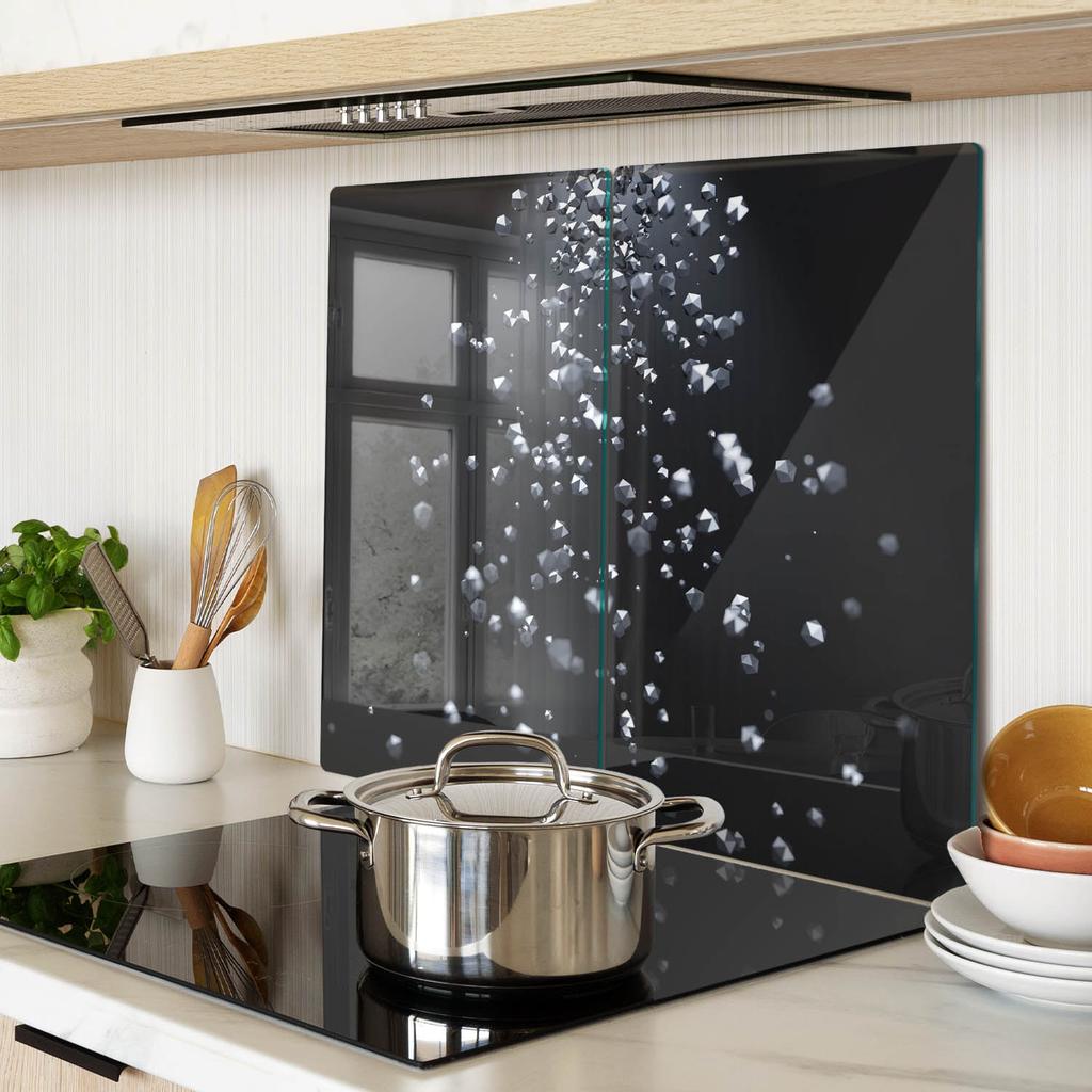 Multifunctional Decorative Kitchen Boards Tempered Glass 3D 2X30X52 Cm