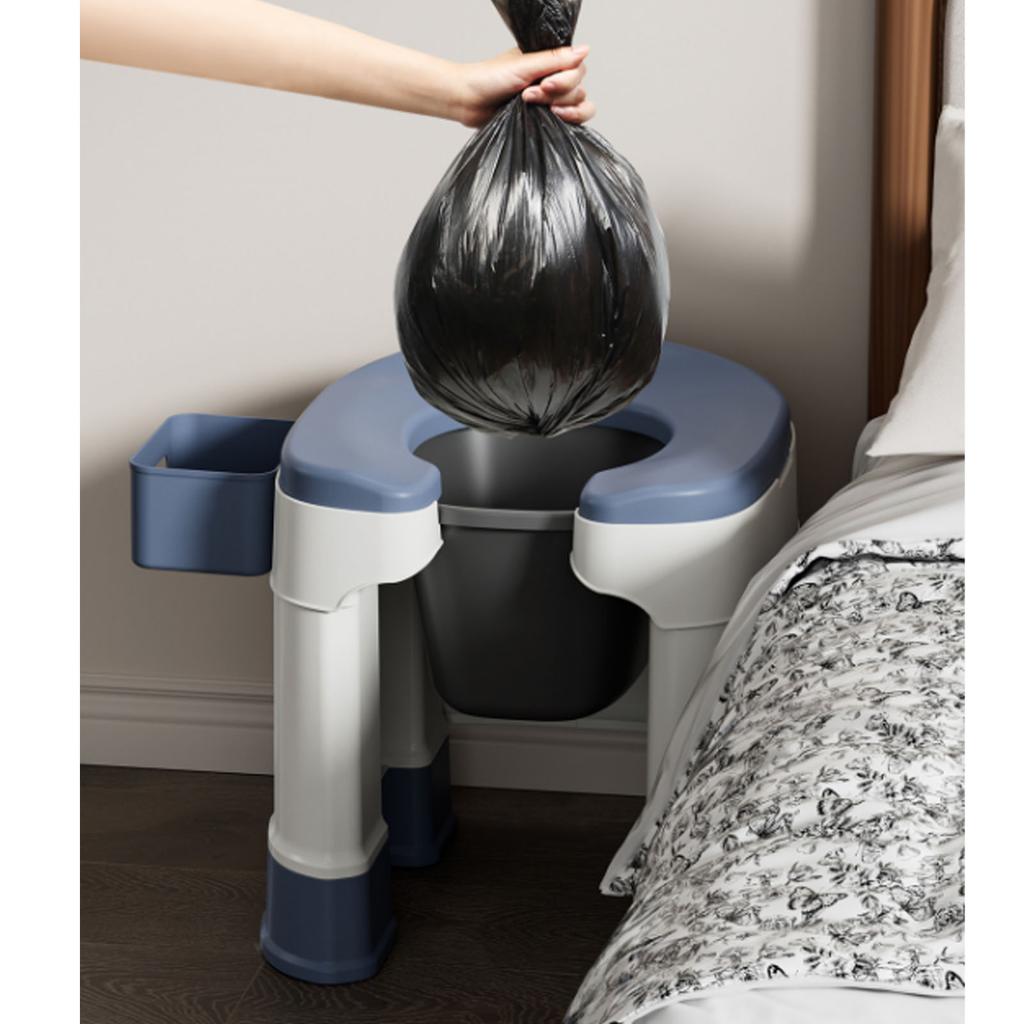 Adult Portable Toilet Home Indoor Bedroom Bedside Use for Elderly Pregnant Women