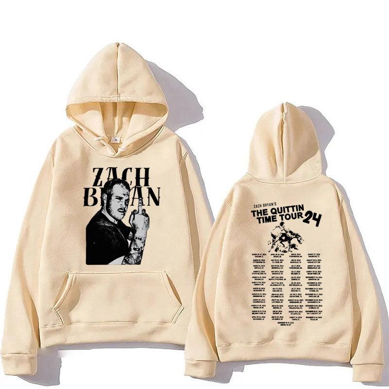 Zach Bryan The Quittin Time Tour Hoodies Vintage