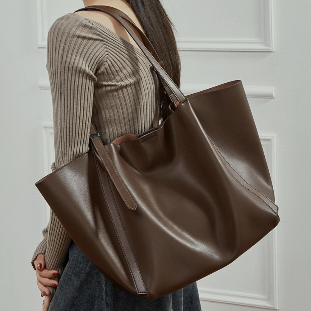 2026 New Fashi Retro Tote Bag Trend Shoulder Texture Unique Simplicity Casual Daily Exquisite Practical Versatile Premium