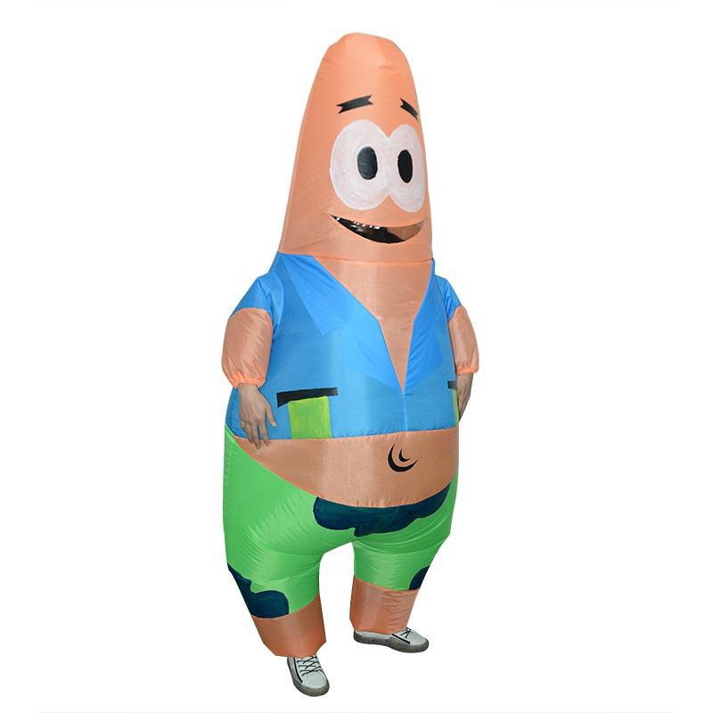Cross-Border Hot Sale Halloween Festival Party Patrick Star Inflatable Costume Prop