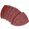 11 Holes Design Triangle Sanding Disc Self Adhesive Backing Abrasive Sanding Discs  Woodworking Use