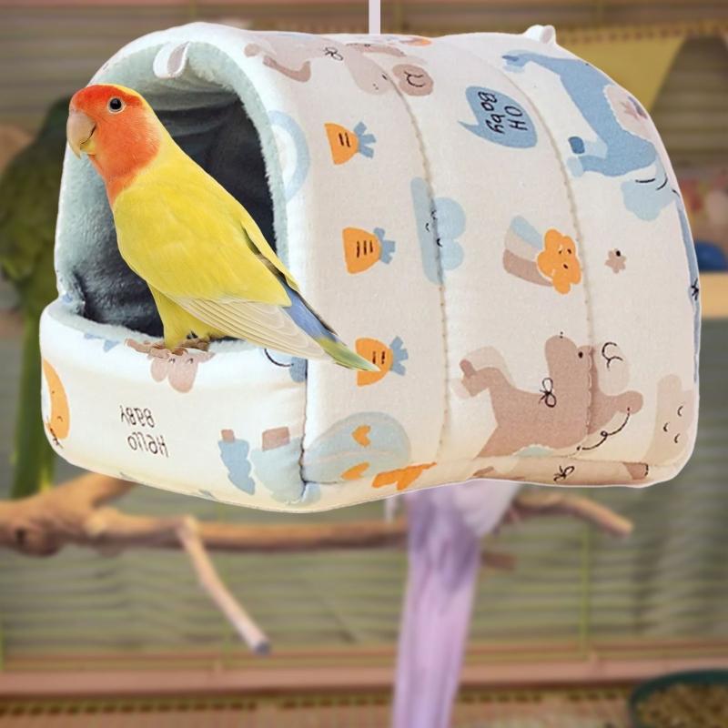 Hamster Habitat Shelter Rabbits Toy Soft Bed House for Hamster for Guinea Pigs, Gerbils Molar Toy Bed
