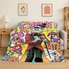 Cartoon Amizing Digtal Circus Pomni Soft Flannel Throw Blanket,Cozy Blanket for Bed,Couch,Sofa,Bedroom,Living Room,Picnic