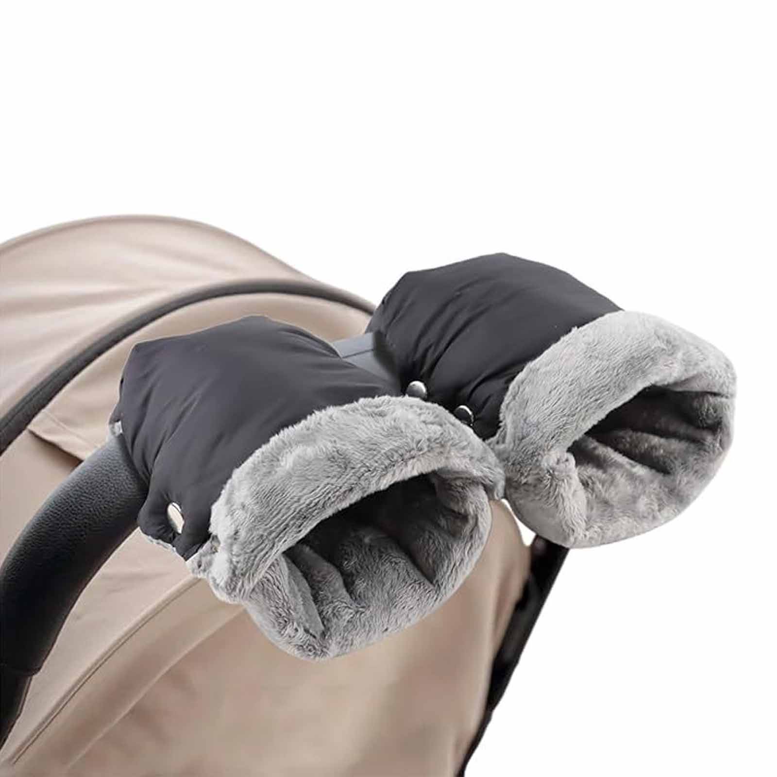

Children s Stroller Hand Covers, and Windproof Gloves, Frost-Proof Stroller Handrail Protector, Warm Winter Cover for Outdoor Strolling One Size