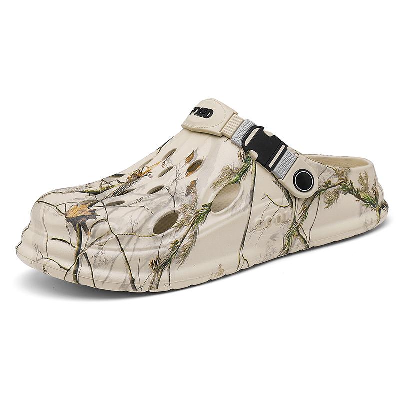 

Mens Sandals Garden Shoes Soft Rubber Clogs Zuecos Hombre Cholas Barefoot Slippers Beach Water Shoes Man Summer Hot Sale 40