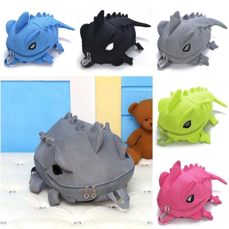 Colorful Chameleon School Backpack For Kids