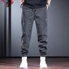 American Tied Overalls Men's Loose Trendy Brand Autumn and Winter Harlan Small Foot Casual Pants Velvet Versatile Work Pants