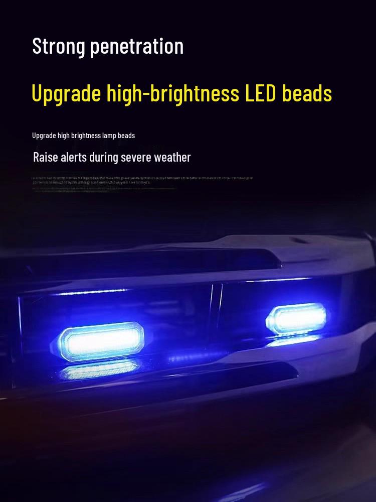 LED Ambient Grille Light for 2022-2025 Tank 500hi4z/t (Small Yellow)