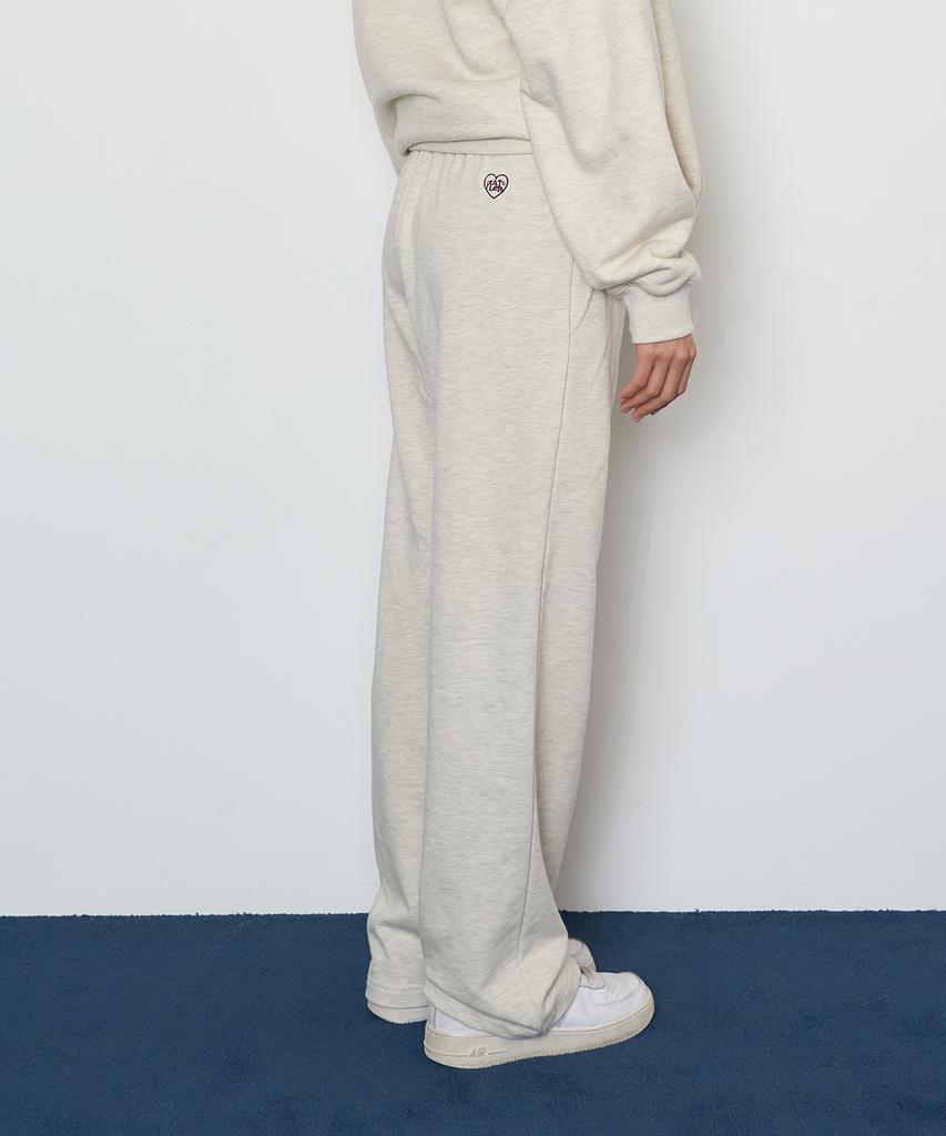 BONATSPALETTE Bp Semi-Wide Heart Point Sweatpants_8 Colors