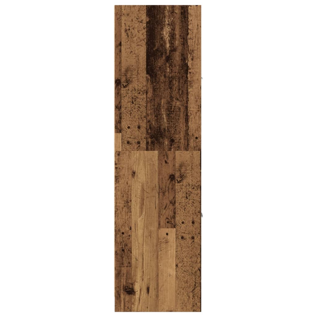 Vidaxl Szafka Apteczna, Stare Drewno, 40X41X144,5 Cm