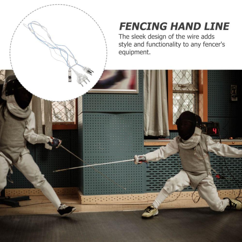 Hand Line Epee Body Cable Transparent Fencing Foil Wires Fencing Body Cords  Electronic Supply
