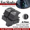 1Z0959858 Electric Power Window Switch Button Fit For Skoda Fabia 2 Octavia 1Z Roomster Car Styling Switches Seat 3