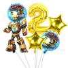 6 ks fóliové balónky narozeninový motiv Party dekorace Potřeby pro miminko Chlapecké děti Hračky Air Globos