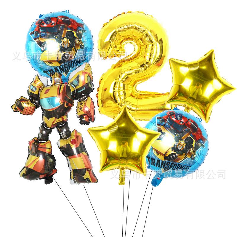 6 ks fóliové balónky narozeninový motiv Party dekorace Potřeby pro miminko Chlapecké děti Hračky Air Globos