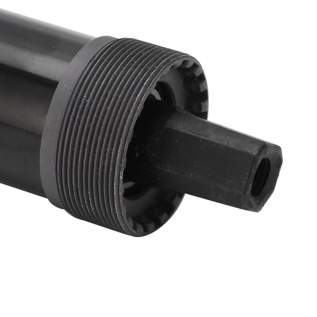 Mountain Bike Sealed Bottom Bracket 68mm Steel Axis with Screw for Square Hole Crank110.5mm/4.35in