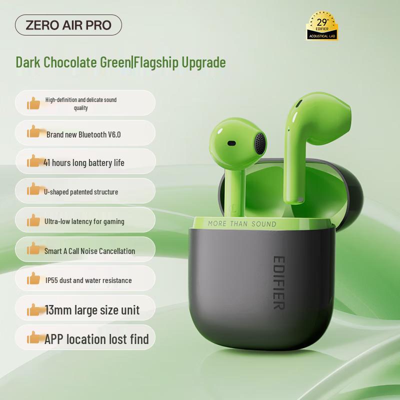 

Edifier Zero Air Pro TWS AI Noise Cancelling Earbuds