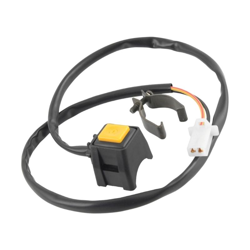 Universal Motorcycle Ignition Switches With Copper Alloy Contact For 50 300CC Bikes IP54 Waterproof Starter Control Switches жёлтый