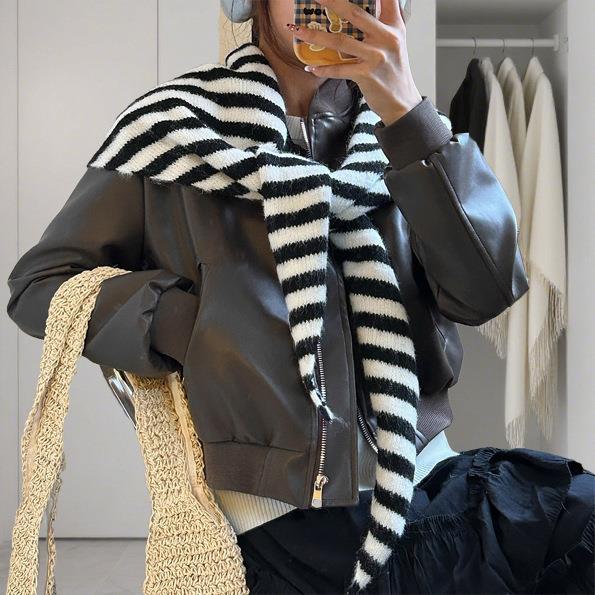 Australischer Dreieckiger Wollschal Winter Warm Weicher Gestrickter Dreiecksschal Koreanische Mode Bandana Kopftuch Damen Wollschals