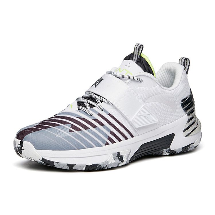 Anta Sweep 3 Non-Slip Durable Low-Top Basketball Shoes Men Sneakers Carbon-Gray 112131606-6