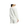 Adidas Lounge FW24 Comfortable Soft Crew Neck Sports Sweatshirt Women Sweatshirt Han-Jade-White JJ3577
