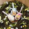 Colorful Foam Easter Eggs DIY Craft Hanging Easter Egg Party Favor Easter Egg Props  Kids Gifts
