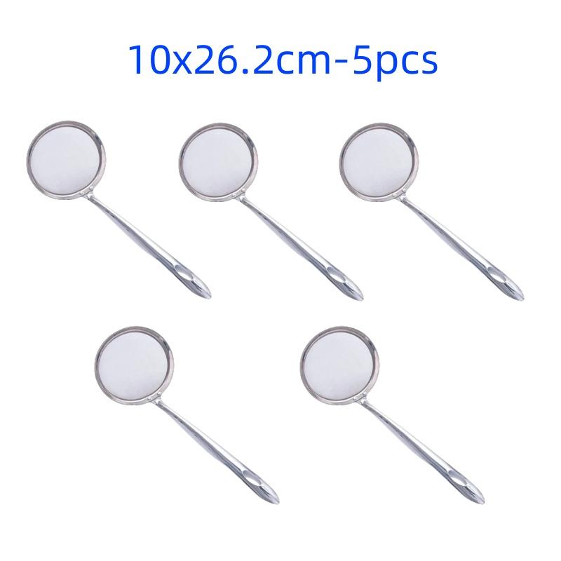 Kitchen Multi-functional Filter Spoon Stainless Steel Fine Mesh Wire Oil Skimmer Strainer Fried Food Net Kitchen Gadgets6