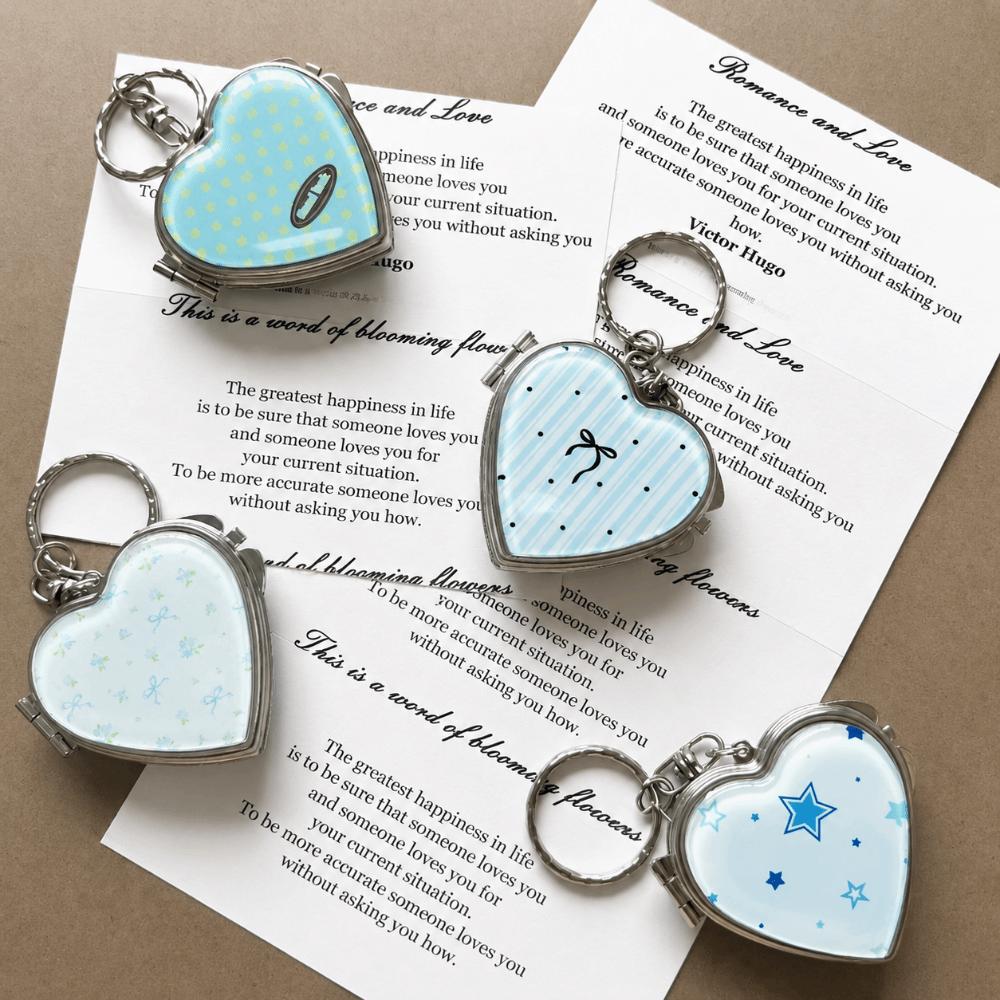 Alloy Hardware Keychain Heart Shaped Key Ring Durable Keychain Pendant  Couple Gift