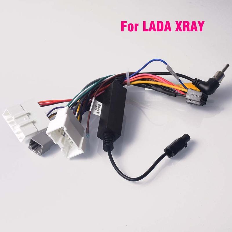 Автомагнитола Стерео Жгут проводов ISO к Android Навигатор Провод Сторонний Для Lada Xray X-RAY 2015- CD DVD проигрыватель