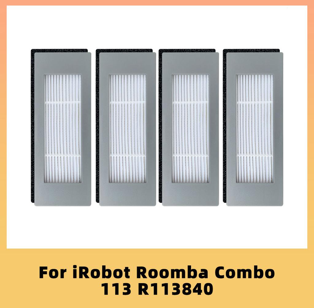 Replacement Main Brush Side Brush Hepa Filter Mop Cloths Rag For iRobot Roomba Combo R113840 Robot Vacuum Cleaner Spare Parts
