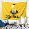 Assassination Classroom Octopus Koro Sensei Tapestry Wall Hanging Aesthetic Home Decor Tapestries for Living Room Bedroom