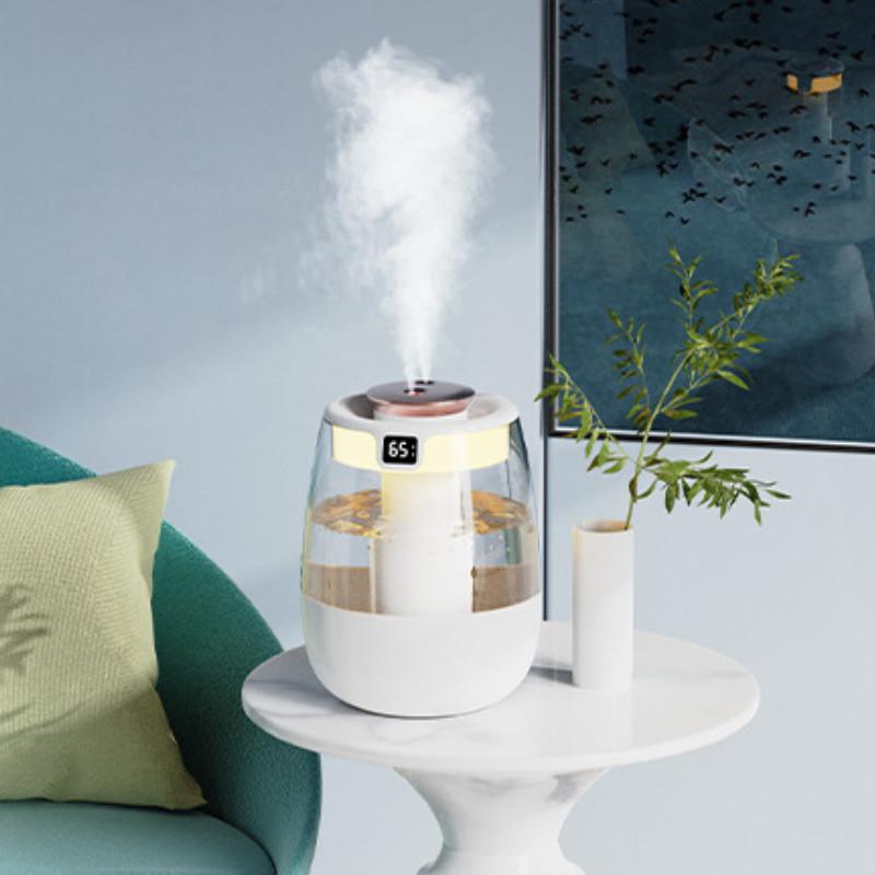Bedroom Silent Atomizing Humidifier Household Nano Fine Mist Air Humidifier Desktop Humidity Display Sprayer