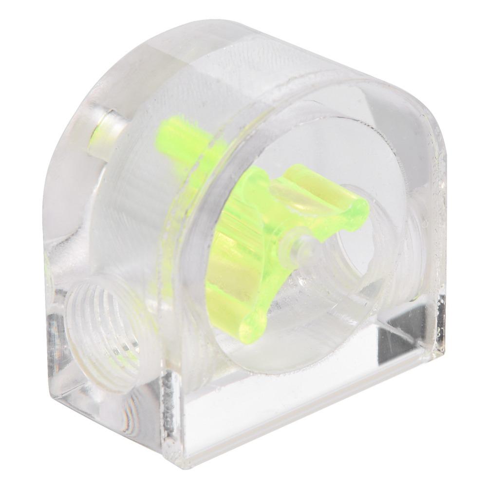 G1/4 Thread Flow Meter Indicator Green Water Flow Meter PC Water Cooling System  PC Water Cooling