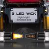 Motorcycle 12V Side Marker Mini Light LED Direction Turn Lamp Amber Waterproof Universal For Dirt Motorbike Cruiser Cafe Racer