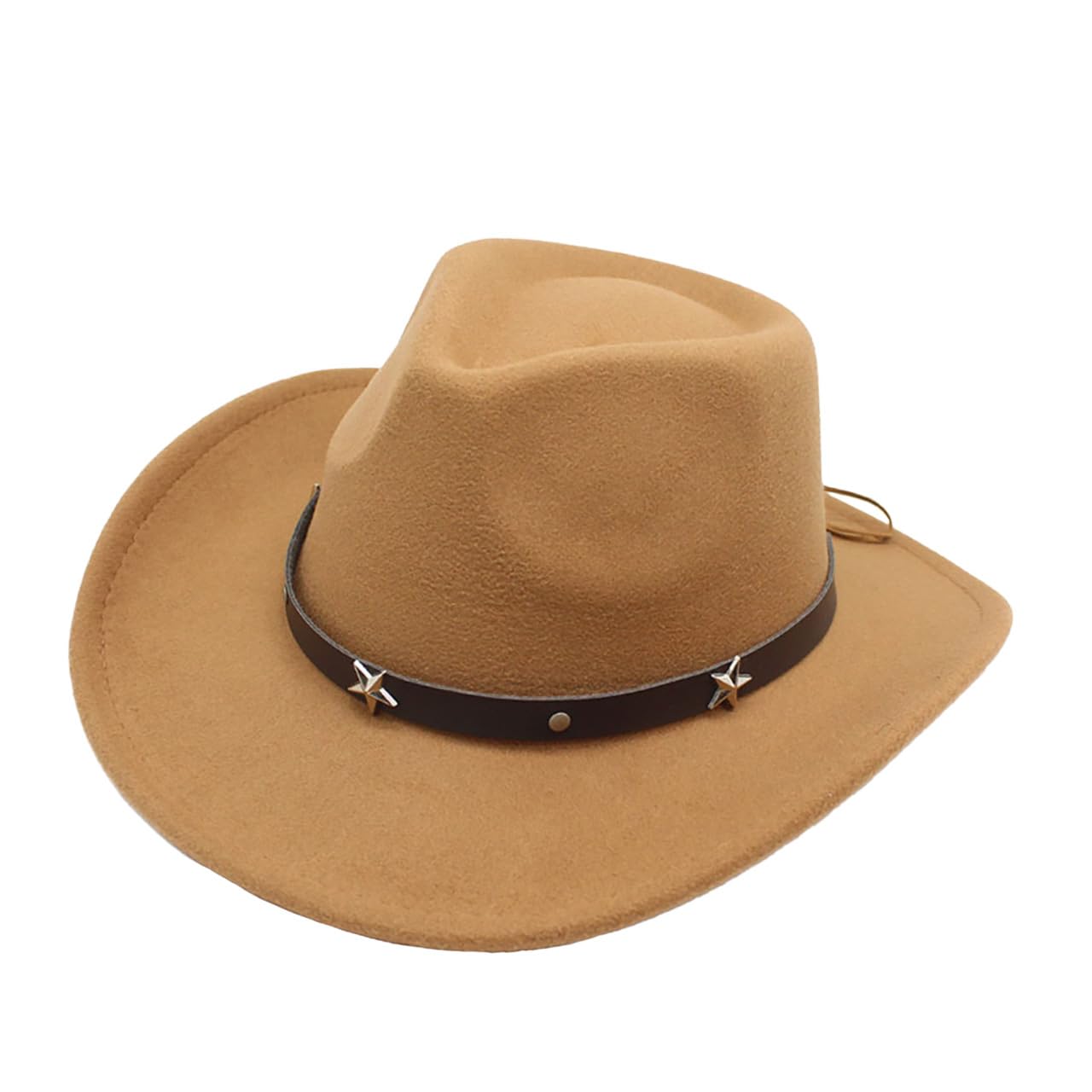 

One Limitation Stylish Star Belt Simple Design for Outdoor and CP755 Hat, Activities, Men s Women s, (Brown)
