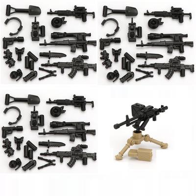 Militärwaffen-Pack Armee-Waffe Mini-Actionfiguren Zubehör SWAT-Soldat Baustein-Montage Kompatible Bausteine Juguetes