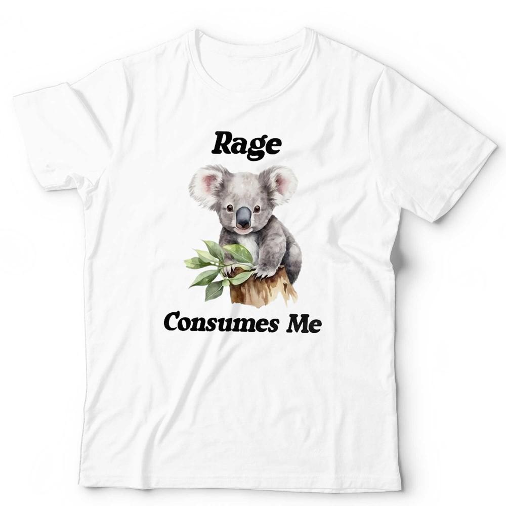 

Funny T Shirt Rage Consumes Me Unisex Koala Cute Parody Animal Lover Meme 4XL