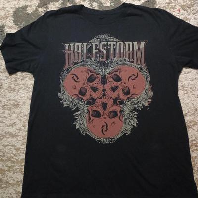 Nuova Halestorm 2015 Una Serata Selvaggia con Halestorm Unisex S-5Xl Maglietta Ss2409
