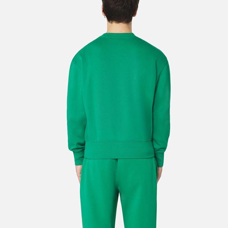 Puma X AMI AMIPARIS Collaboration Series Heart Logo Solid Crew Neck Sweatshirt Men Tops Mint-Green 534111-96